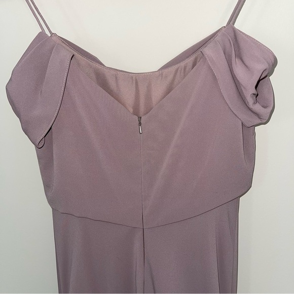 Jenny Yoo Collection Sabine Gown Size 2, Fig , Fully Lined Zipper Closure - Picture 7 of 8